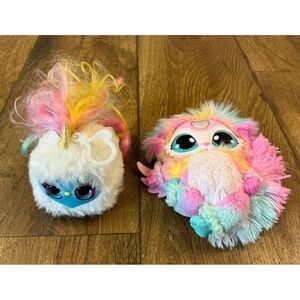 Interactive Pets Lot Magic Mixies Magical Misting Rainbow Unicorn Pomsies Lumies